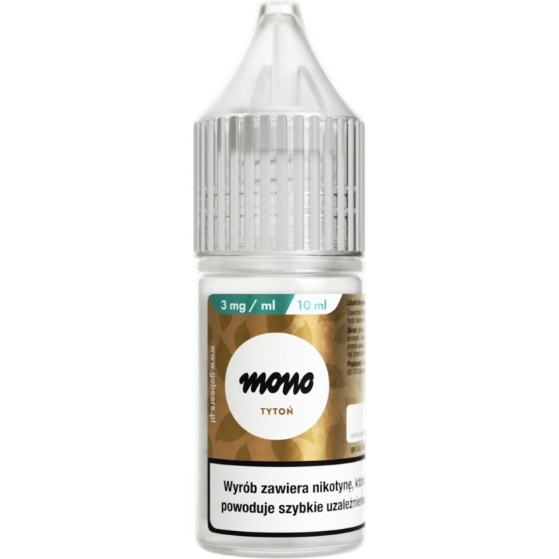 E-liquid MONO Nicotine - Tobacco 3mg | EliqVapoteur