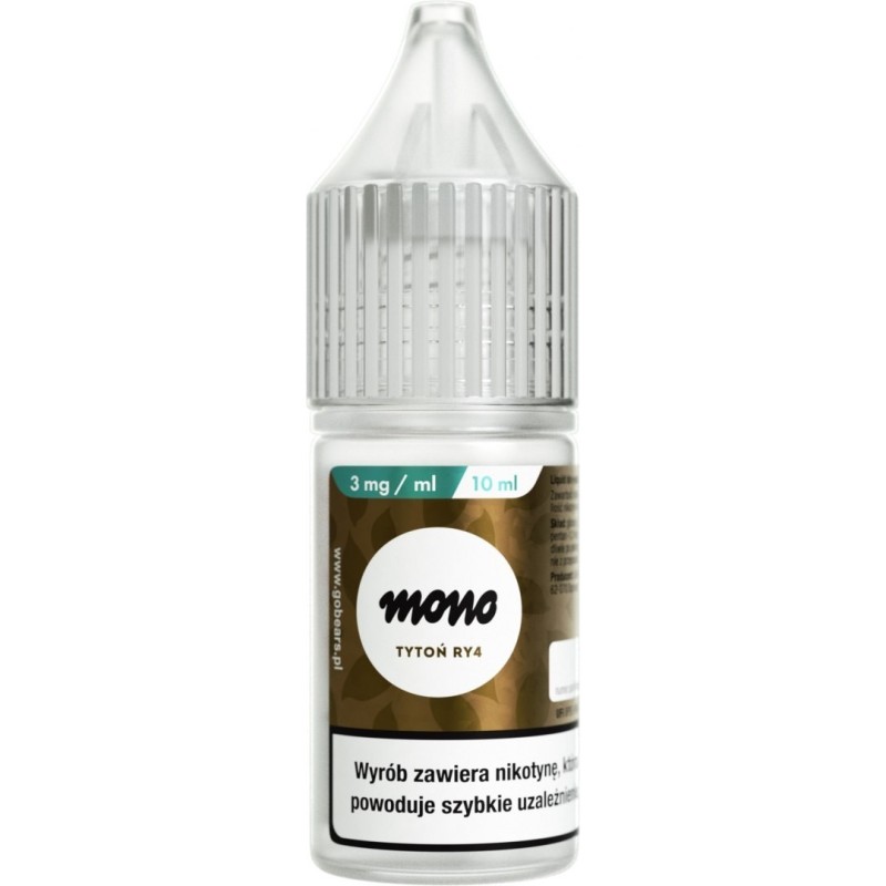 Liquid MONO nicotine - Tytoń RY4 3mg | Eliq Vapoteur