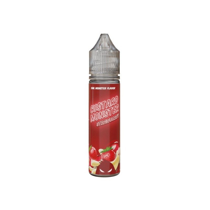 Longfill MVP Custard Monster 15/60 - Strawberry Custard | Eliq Vapoteur