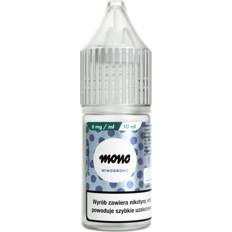 Mono Nicotine E-liquid - Grape 6mg | EliqVapoteur
