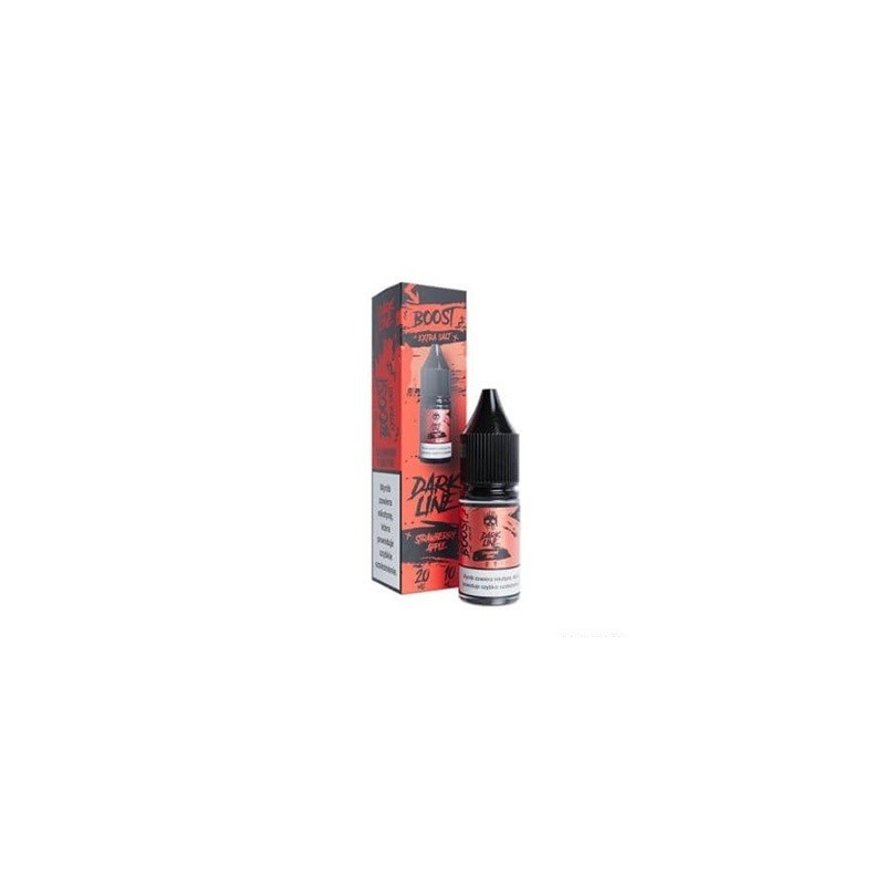 Liquid Dark Line Boost Salt 10ML - Strawberry Apple 20MG  | Eliq Vapoteur