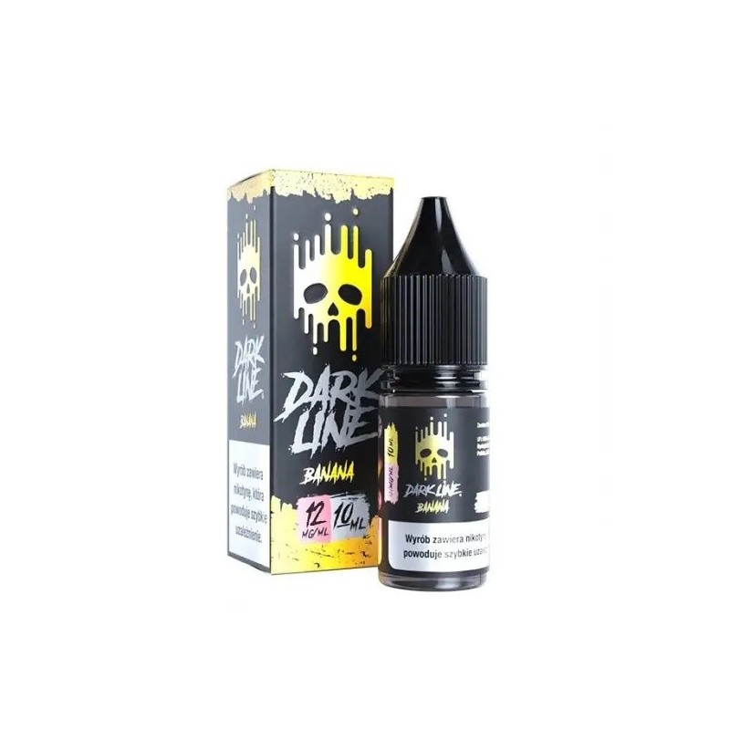 Dark Line E-liquid 10ml - Banana 12mg | EliqVapoteur