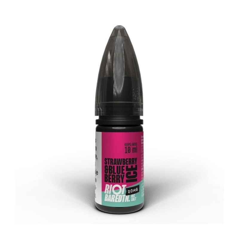 Liquid RIOT Salt 10ml - Strawberry Blueberry 20mg | Eliq Vapoteur