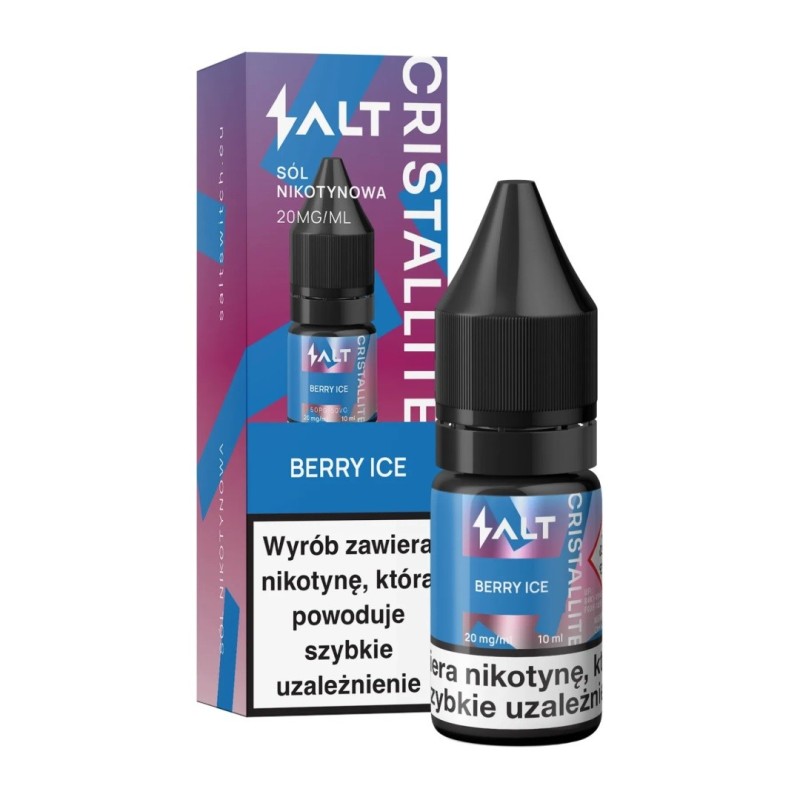 CRISTALLITE Salt 10ml 20mg - Berry Ice | EliqVapoteur