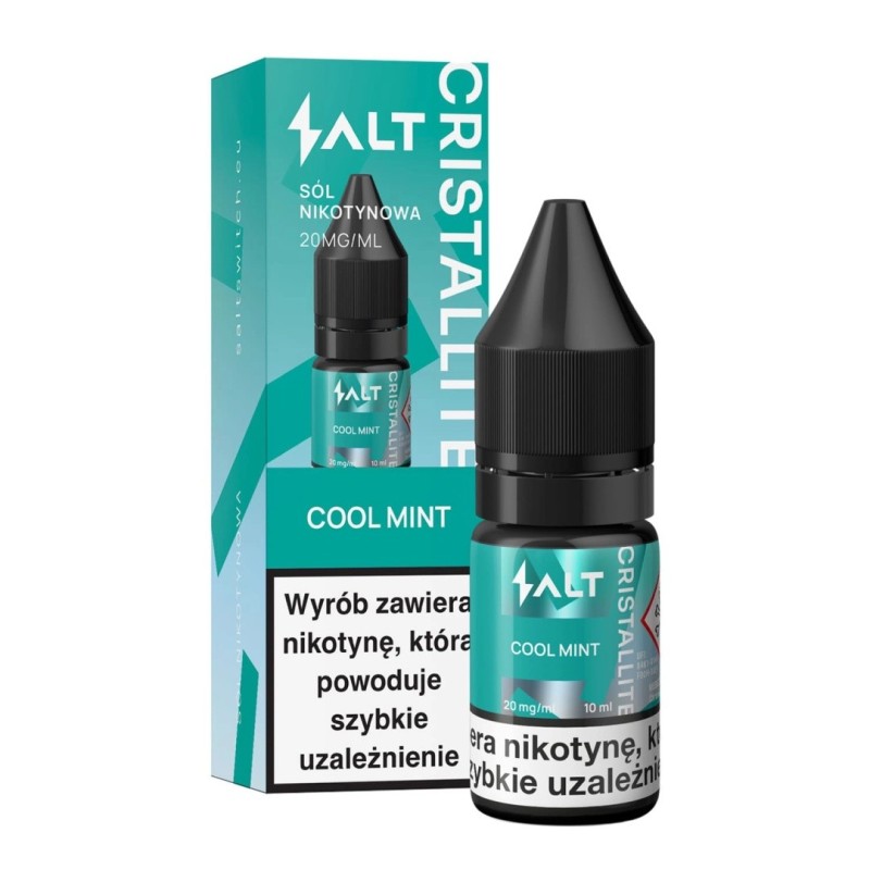 CRISTALLITE Salt 10ml 20mg - Cool Mint | EliqVapoteur