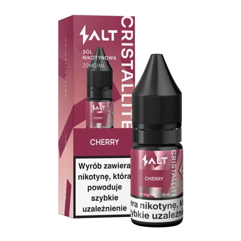 CRISTALLITE Salt 10ml 20mg - Cherry | EliqVapoteur