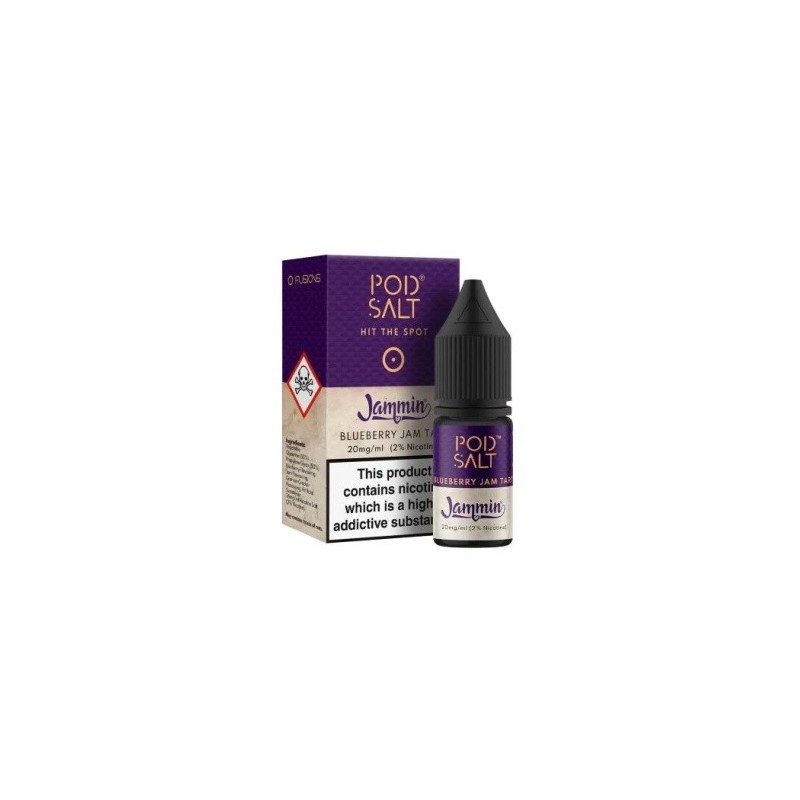 Liquid Pod Salt Fusion - Blueberry Jam Tart - 10ml - 20mg | Eliq Vapoteur