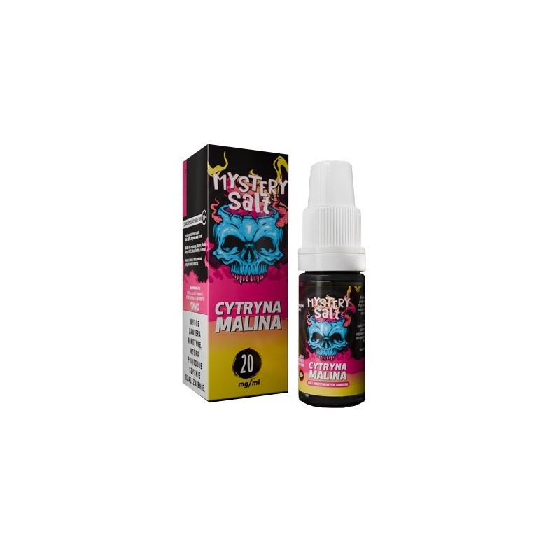 Liquid Mystery Salt - 10ml Cytryna Malina 20mg | Eliq Vapoteur