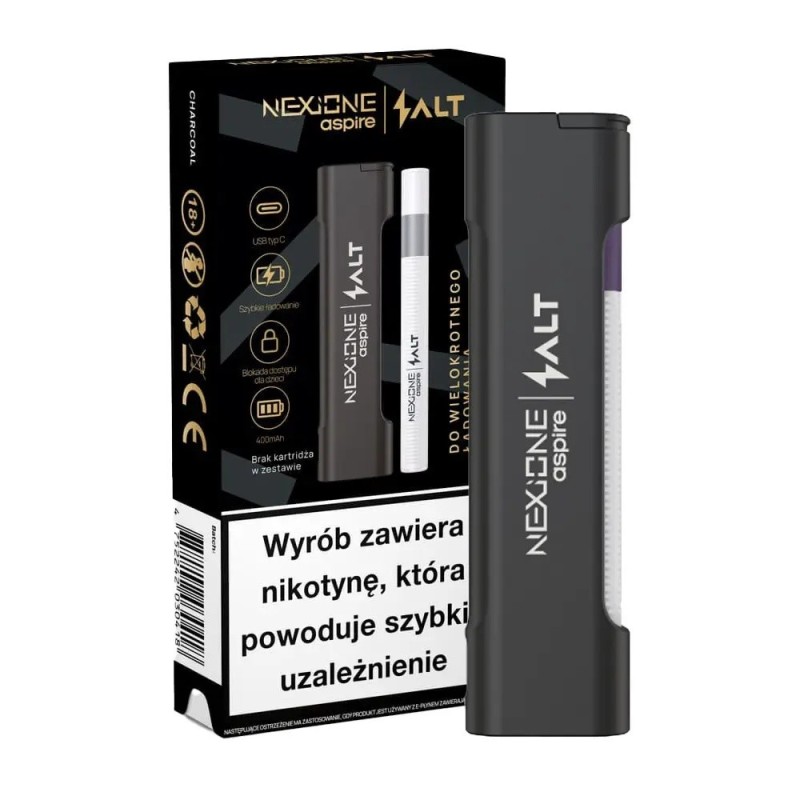 Urządzenie NEXIONE SALT Charcoal | Eliq Vapoteur