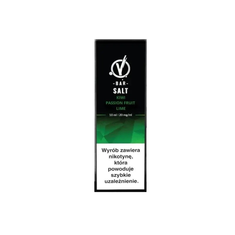 Liquid VBar Salt 10ml - Kiwi Passion Fruit Lime 20mg | Eliq Vapoteur