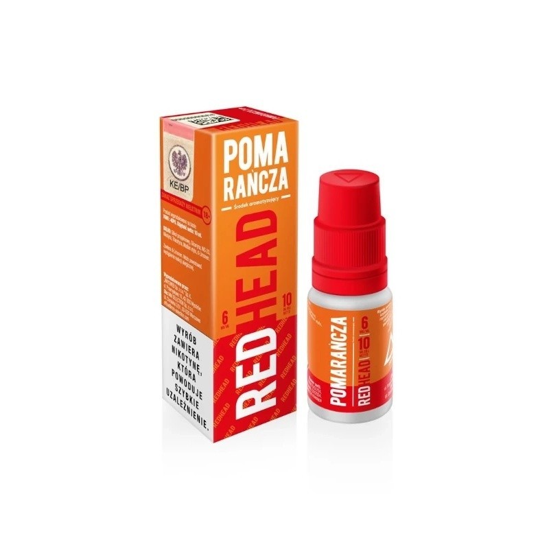 RedHead E-liquid - Orange 6mg 10ml | EliqVapoteur