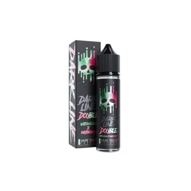 Longfill DARK LINE Double 8/60ml - Watermelon x Raspberry | Eliq Vapoteur