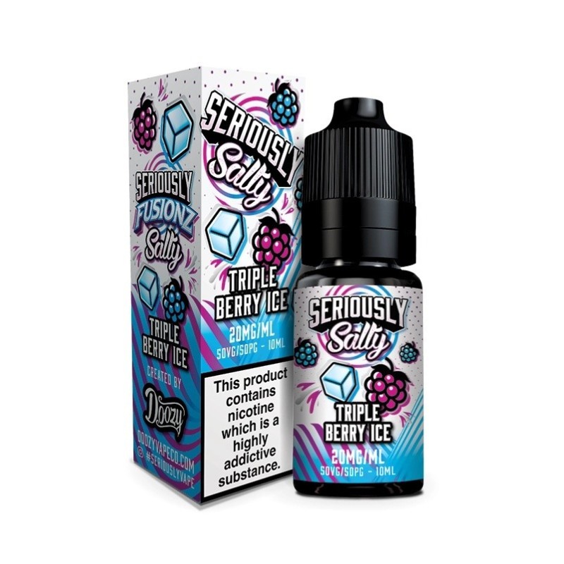 Seriously Salty 10ml - Triple Berry Ice 20mg | EliqVapoteur