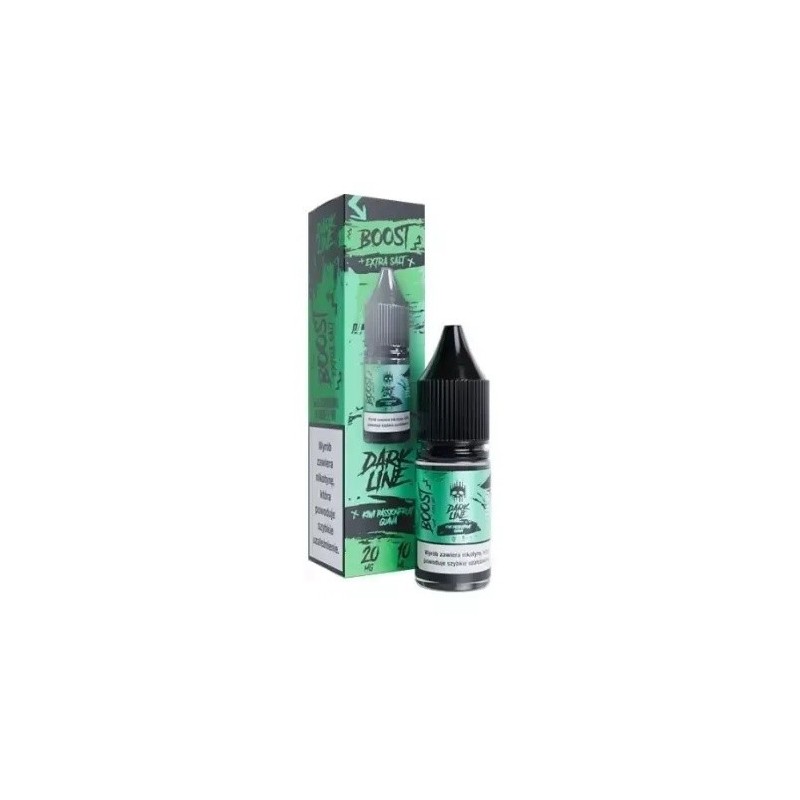 Liquid DARK LINE Boost Salt 10ml - Kiwi Passionfruit Guava 20mg | Eliq Vapoteur