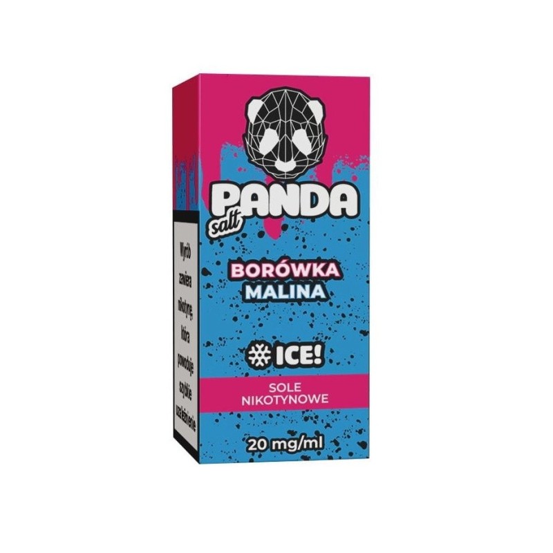 Panda Salt E-liquid 10ml - Blueberry Raspberry 20mg | EliqVapoteur