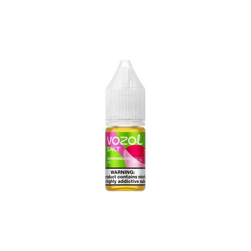 Vozol Salt E-liquid 10 ml - Watermelon Ice 20 mg | EliqVapoteur