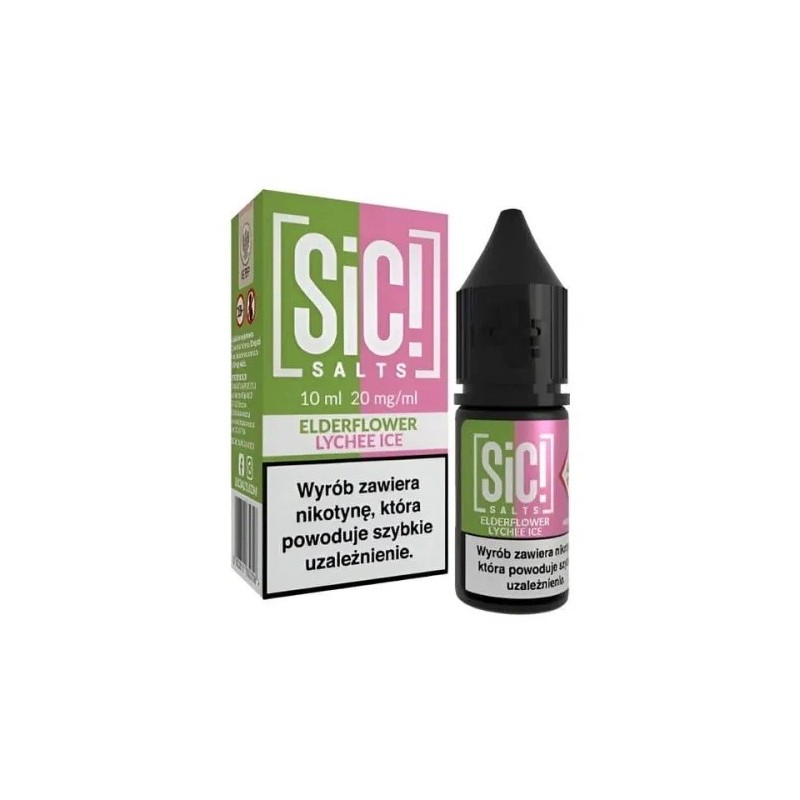 Sic Salts E-liquid 10ml - Elderflower Lychee 20mg | EliqVapoteur