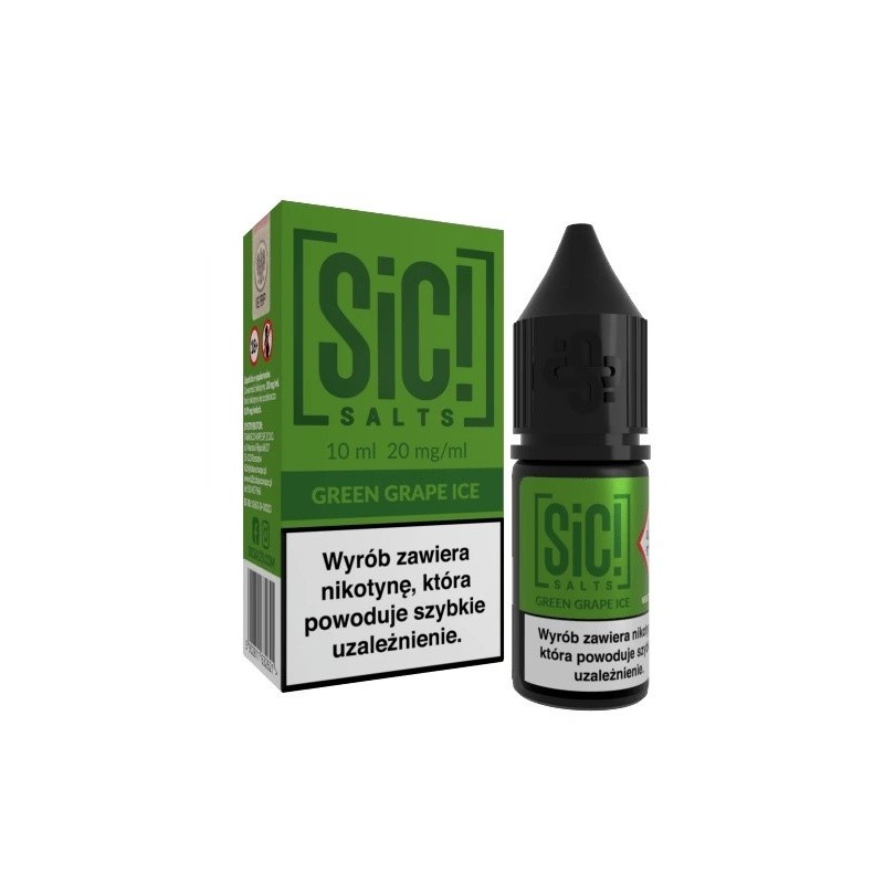 E-liquide Sic Salts 10ml - Green Grape 20mg | EliqVapoteur