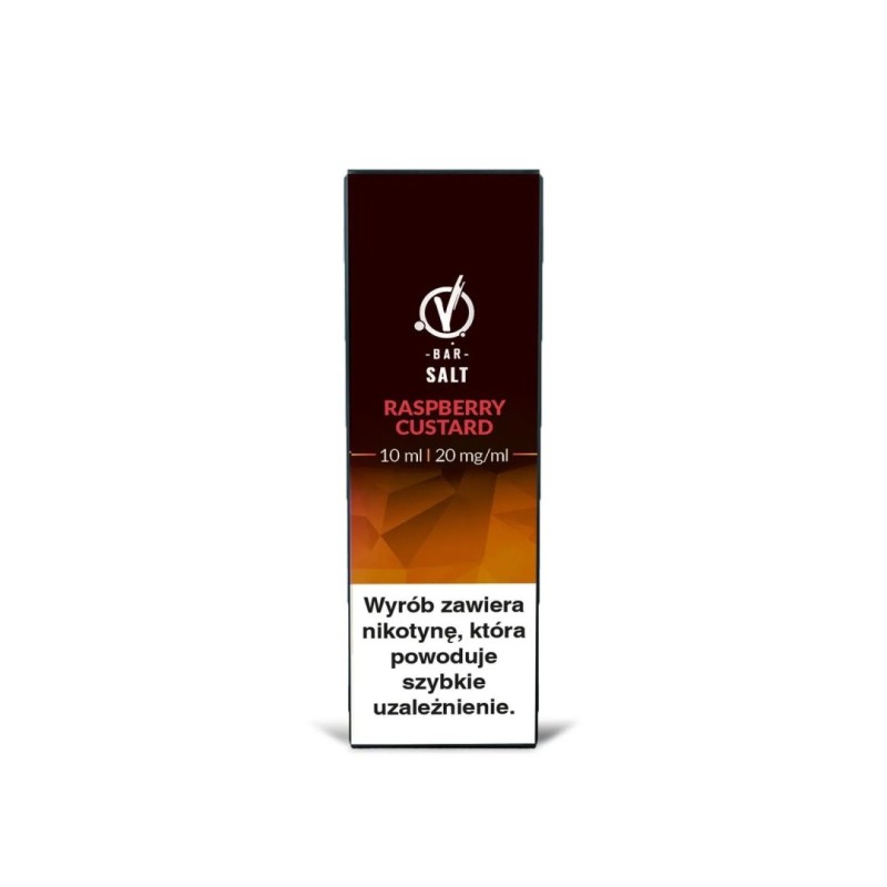 E-liquide VBar Salt 10ml - Custard Framboise 20mg | EliqVapoteur