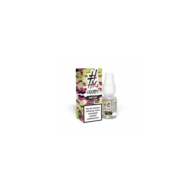 Hasztag E-liquid 10ml - Acid Fruits 18mg | EliqVapoteur