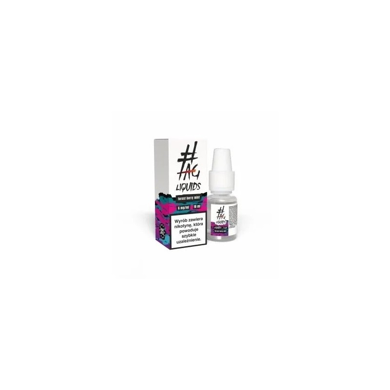 Liquid Hasztag 10ml - Forest Berry Mint 6mg | Eliq Vapoteur