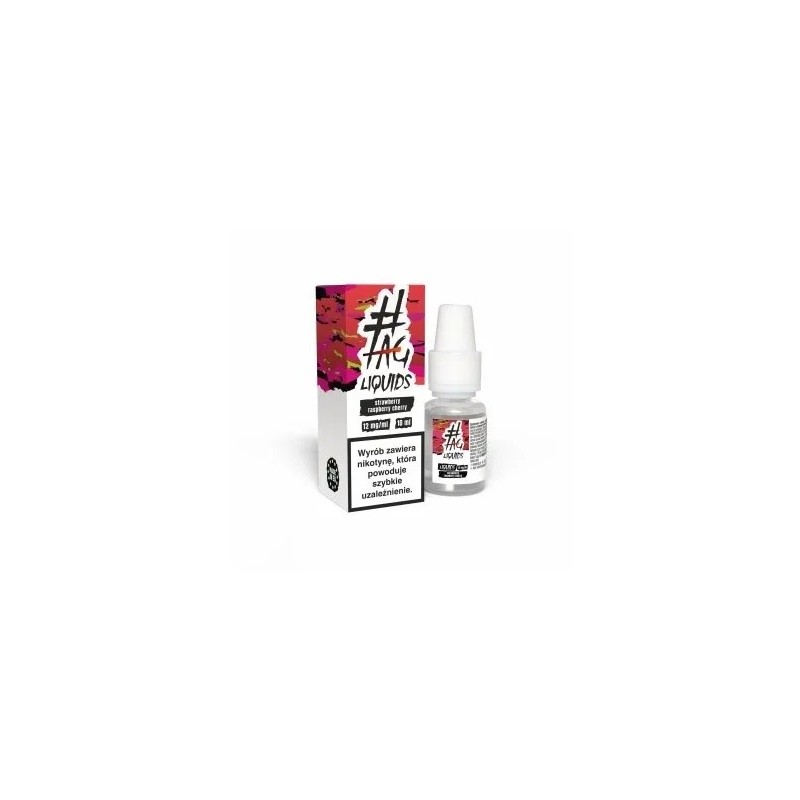 Liquid Hasztag 10ml - Strawberry Raspberry Cherry 12mg | Eliq Vapoteur
