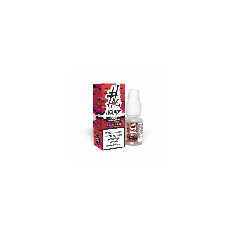 Liquid Hasztag 10ml - Strawberry Raspberry Cherry 18mg | Eliq Vapoteur