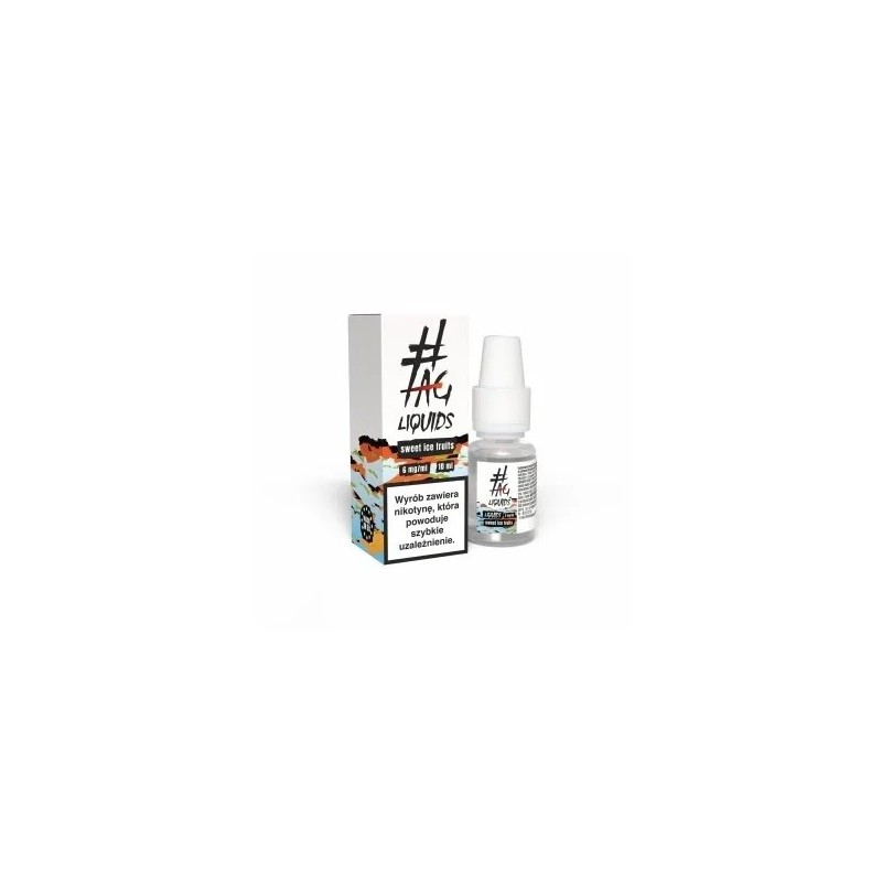 Hasztag E-liquid 10ml - Sweet Ice Fruits 6mg | EliqVapoteur