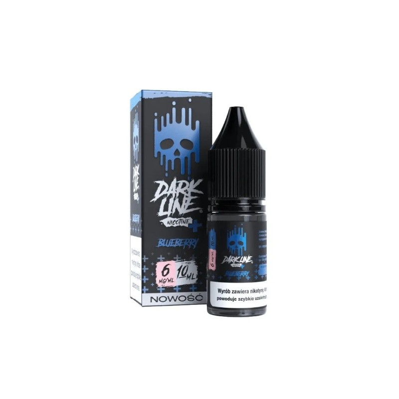 Dark Line Nicotine+ 10ml - Blueberry 6mg | EliqVapoteur