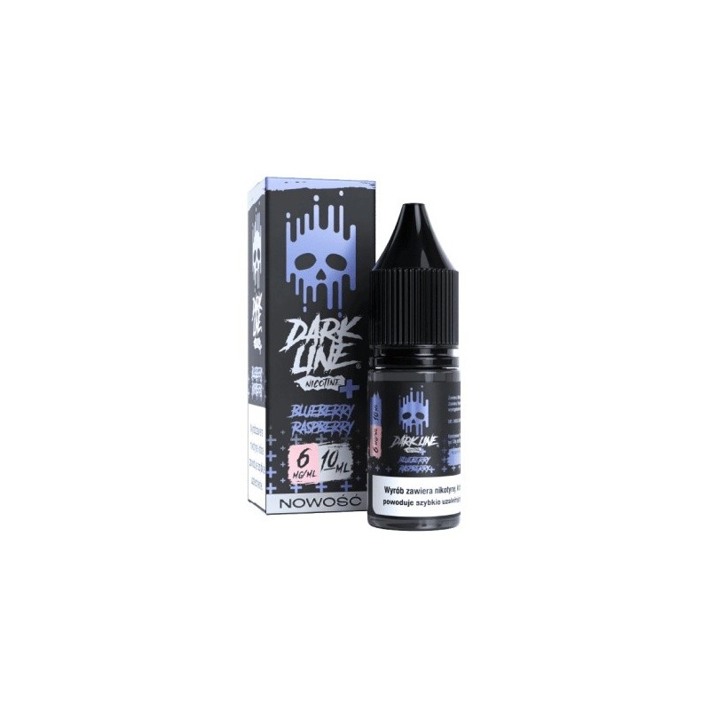 Liquid Dark Line Nicotine+ 10ml - Blueberry Rasp 6mg | Eliq Vapoteur