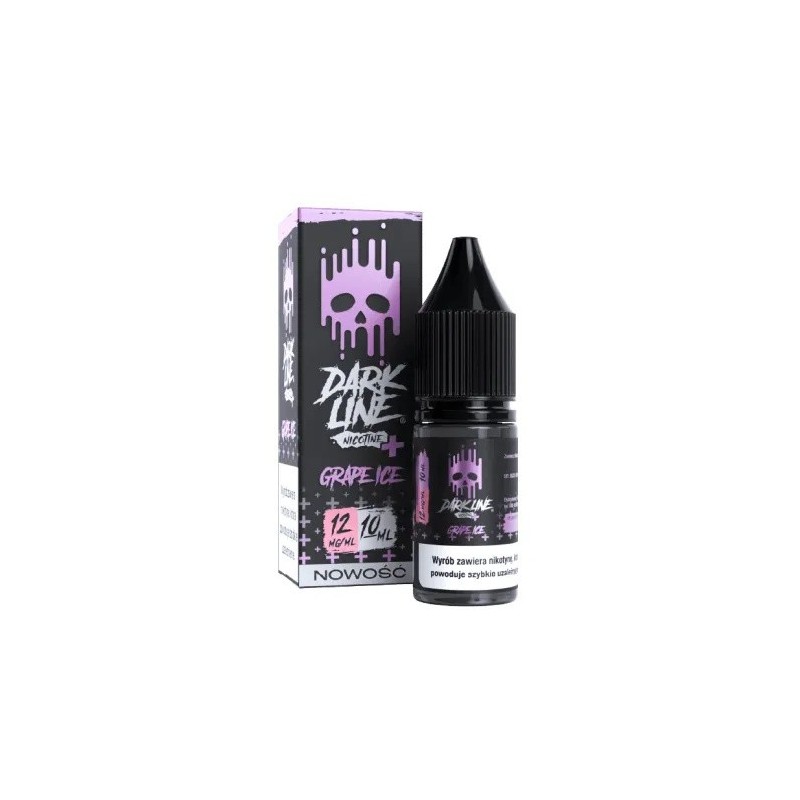 Dark Line Nicotine+ 10ml - Grape Ice 12mg | EliqVapoteur