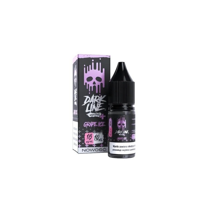 Dark Line Nicotine+ 10ml - Grape Ice 18mg | EliqVapoteur
