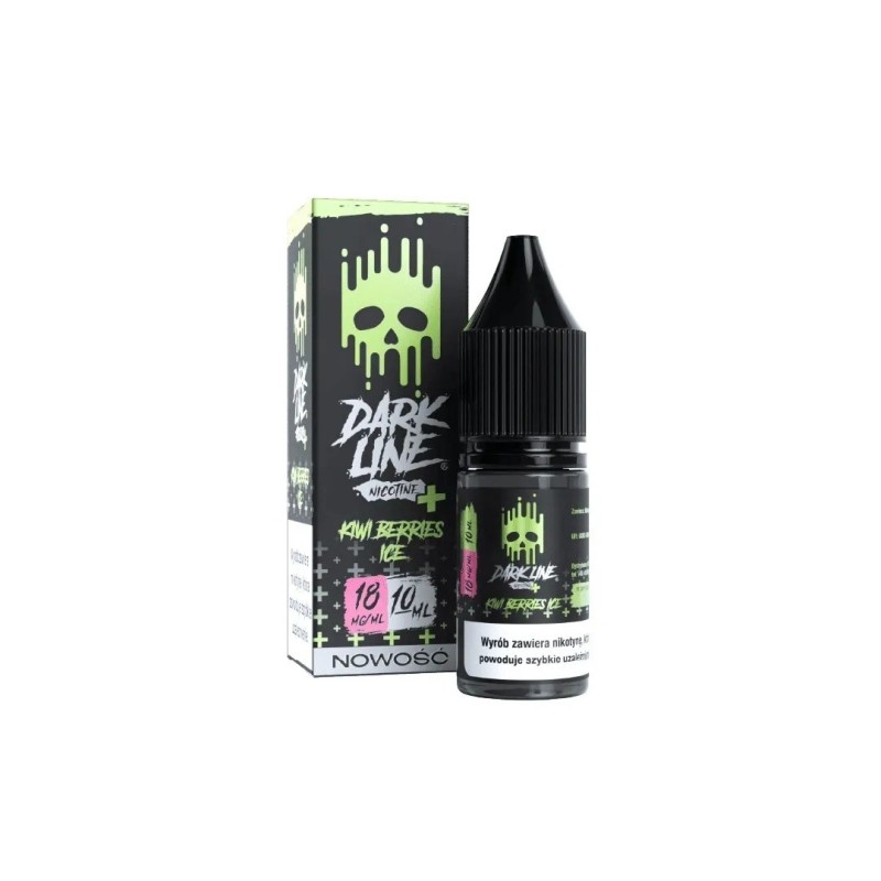 Dark Line Nicotine+ 10ml - Kiwi Berries Ice 18mg | EliqVapoteur