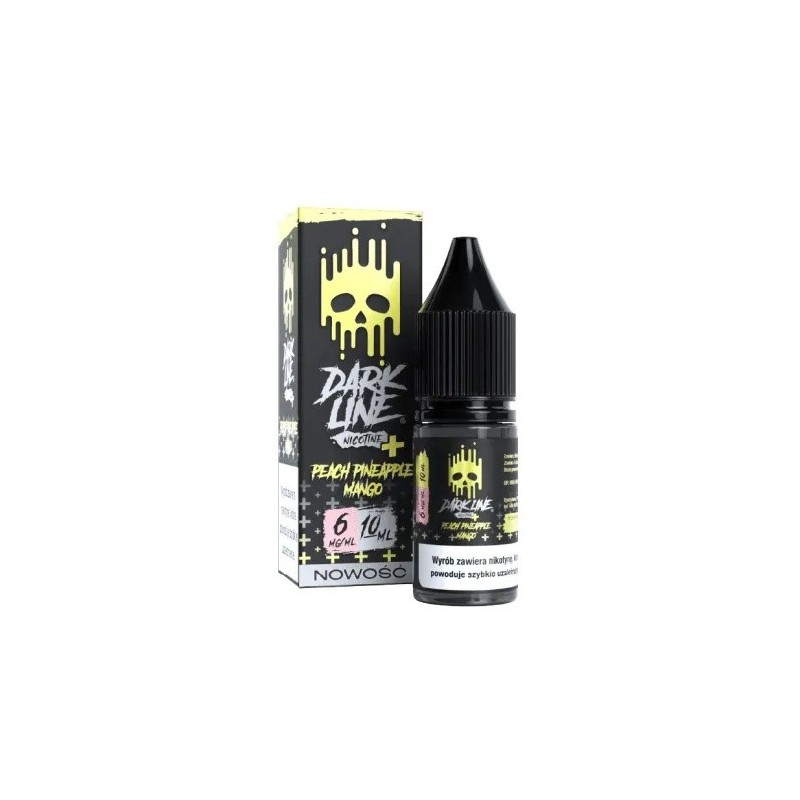 Dark Line Nicotine+ 10ml - Peach Pineapple Mango 6mg | EliqVapoteur