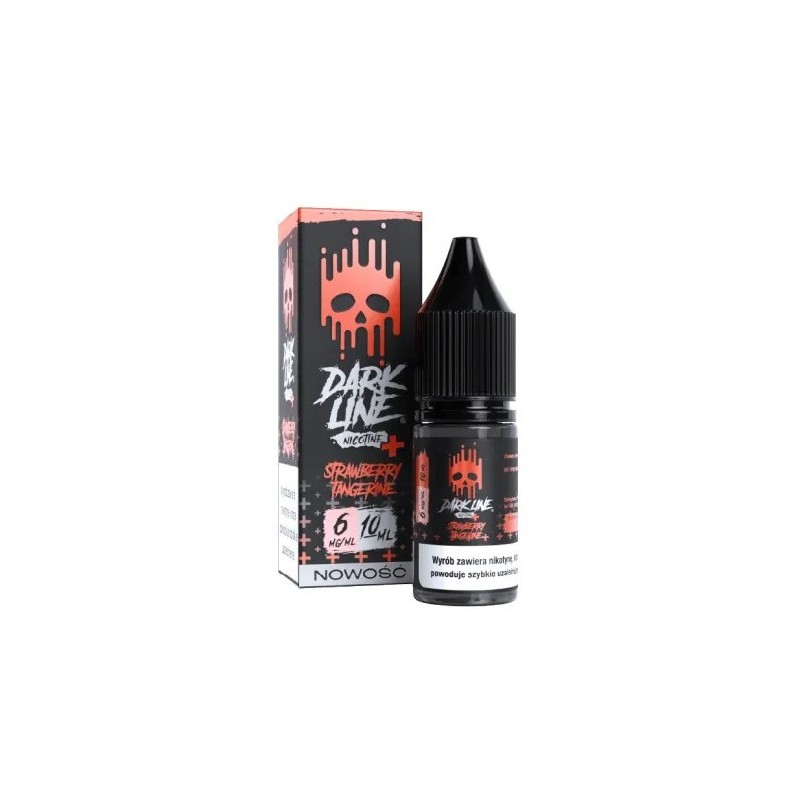 E-liquide Dark Line Nicotine+ 10ml - Fraise Mandarine 6mg | EliqVapoteur