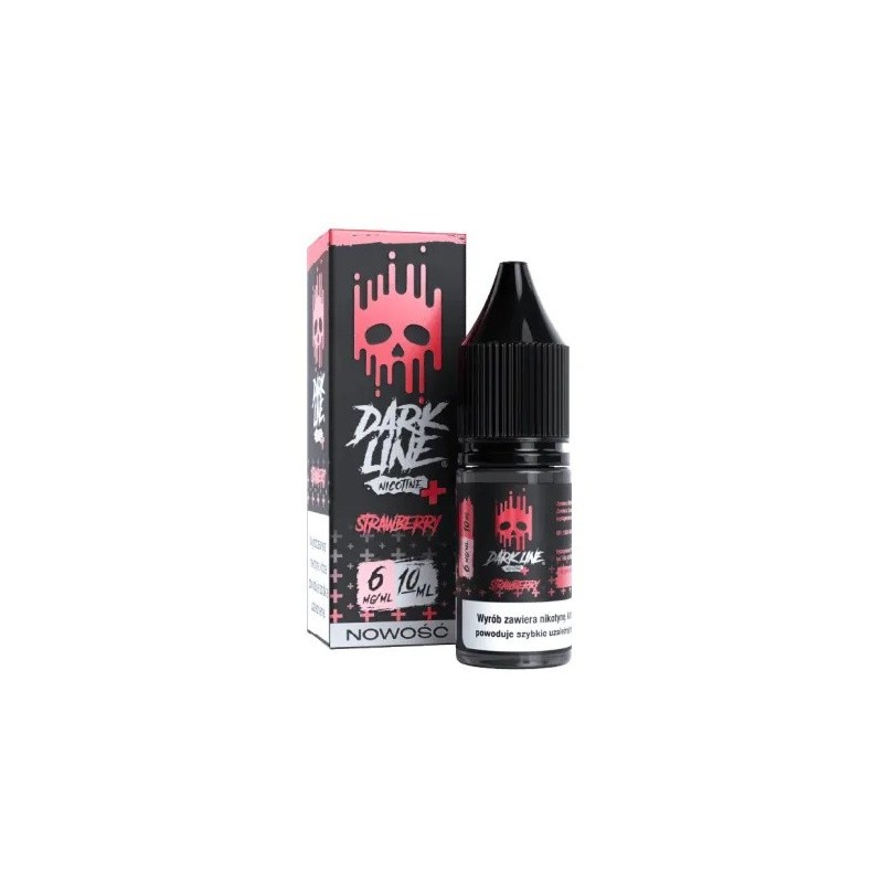 Dark Line Nicotine+ 10ml - Strawberry 6mg | EliqVapoteur