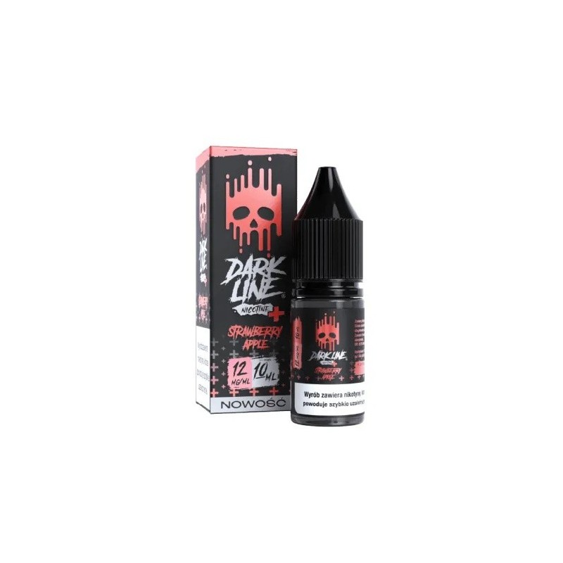 Liquid Dark Line Nicotine+ 10ml - Strawberry Apple 12mg | Eliq Vapoteur
