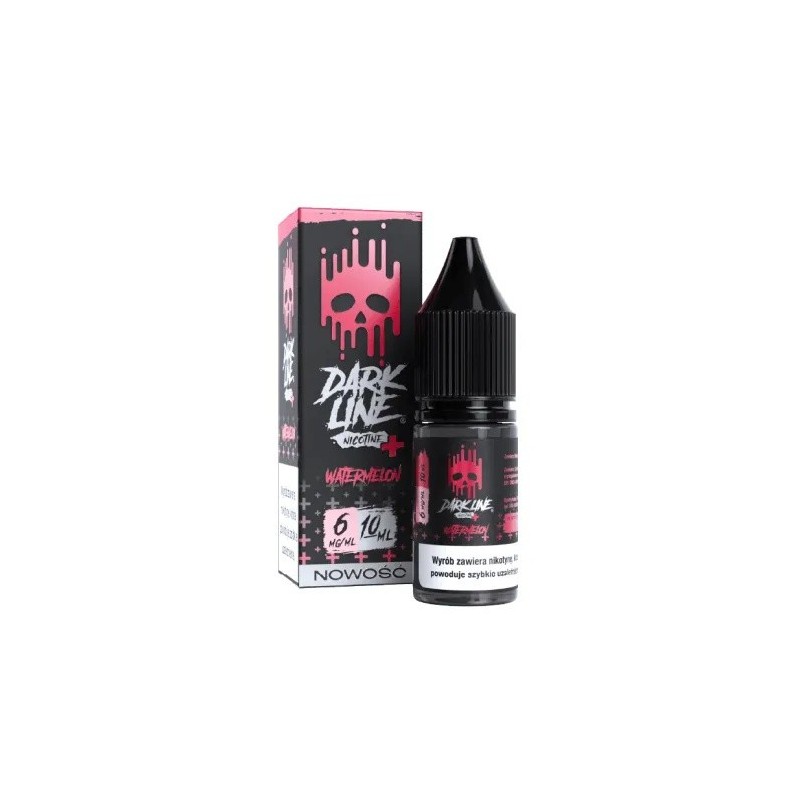 Liquid Dark Line Nicotine+ 10ml - Watermelon 6mg | Eliq Vapoteur