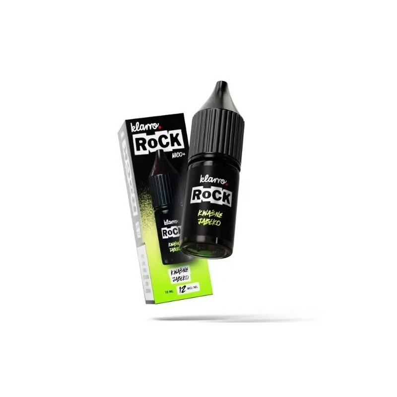 Klarro ROCK E-liquid 10ml - Sour Apple 12mg | EliqVapoteur