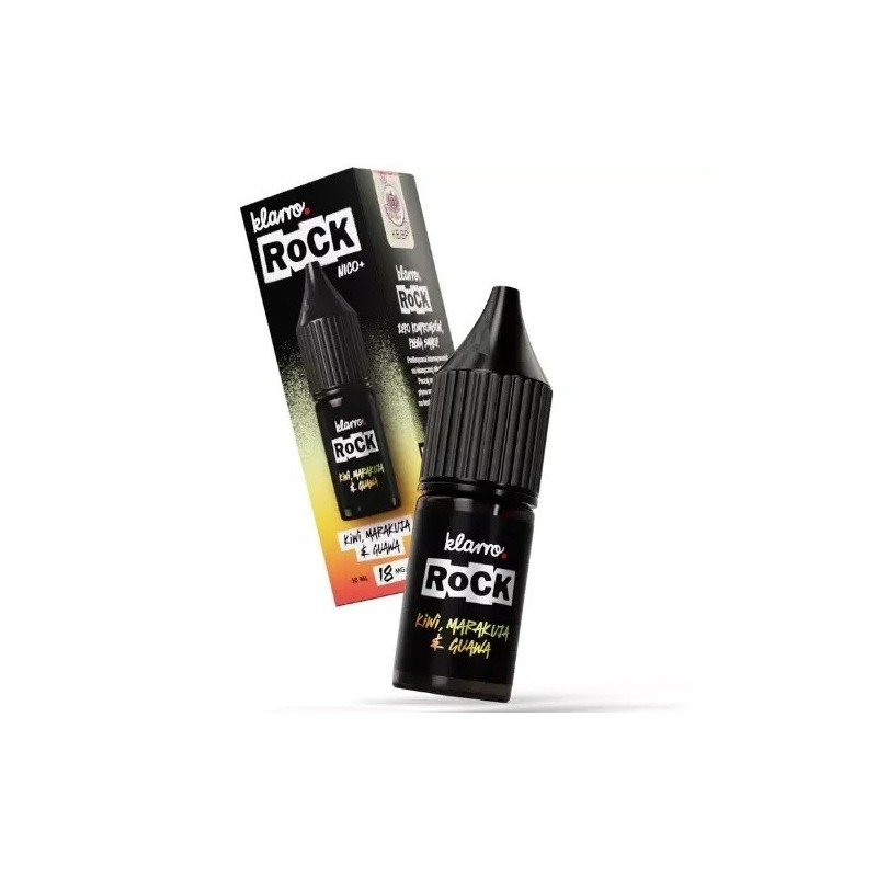 E-liquide Klarro ROCK 10ml - Kiwi, Fruit de la Passion & Goyave 18mg | EliqVapoteur