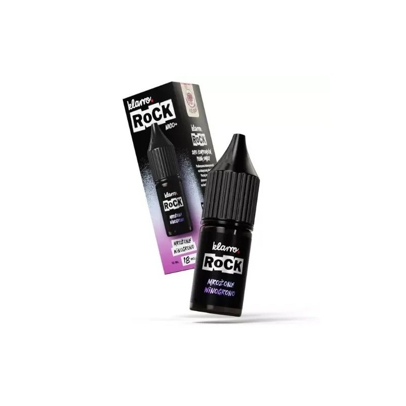 Klarro ROCK E-liquid 10ml - Frozen Grape 18mg | EliqVapoteur