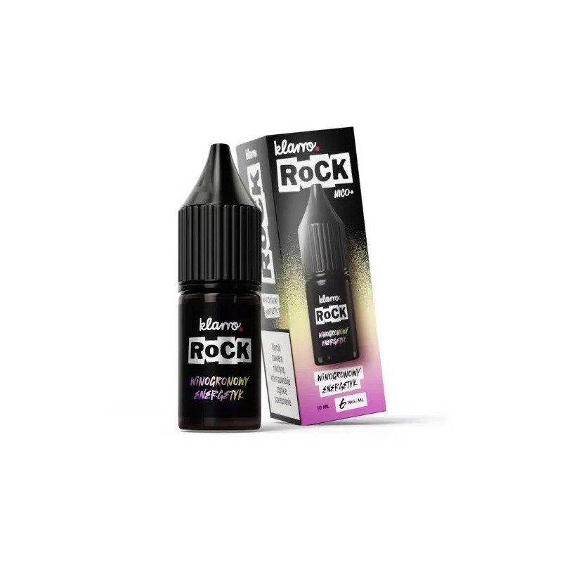 Liquid Klarro ROCK 10ml - Winogronowy Energetyk 6mg | Eliq Vapoteur