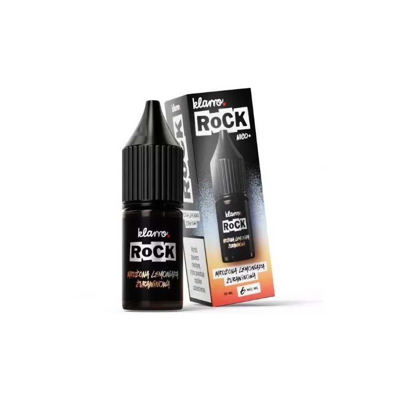 Klarro ROCK E-liquid 10ml - Frozen Cranberry Lemonade 6mg | EliqVapoteur