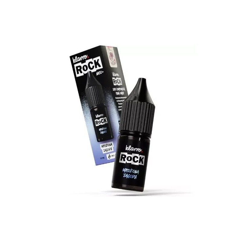 Liquid Klarro ROCK 10ml - Mrożona Jagoda 6mg | Eliq Vapoteur