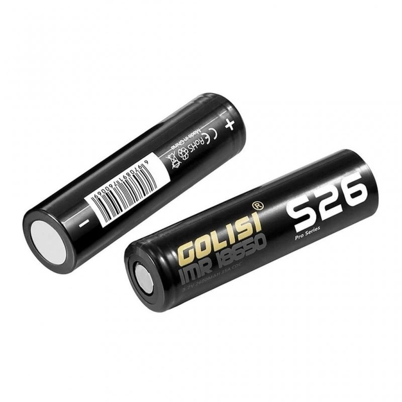 Akumulator Golisi S26 18650 2600 mAh 3,6 V | Eliq Vapoteur
