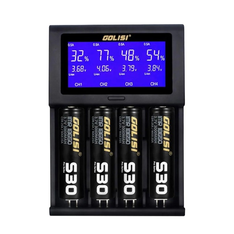 Golisi I4 Charger with LCD Screen | EliqVapoteur
