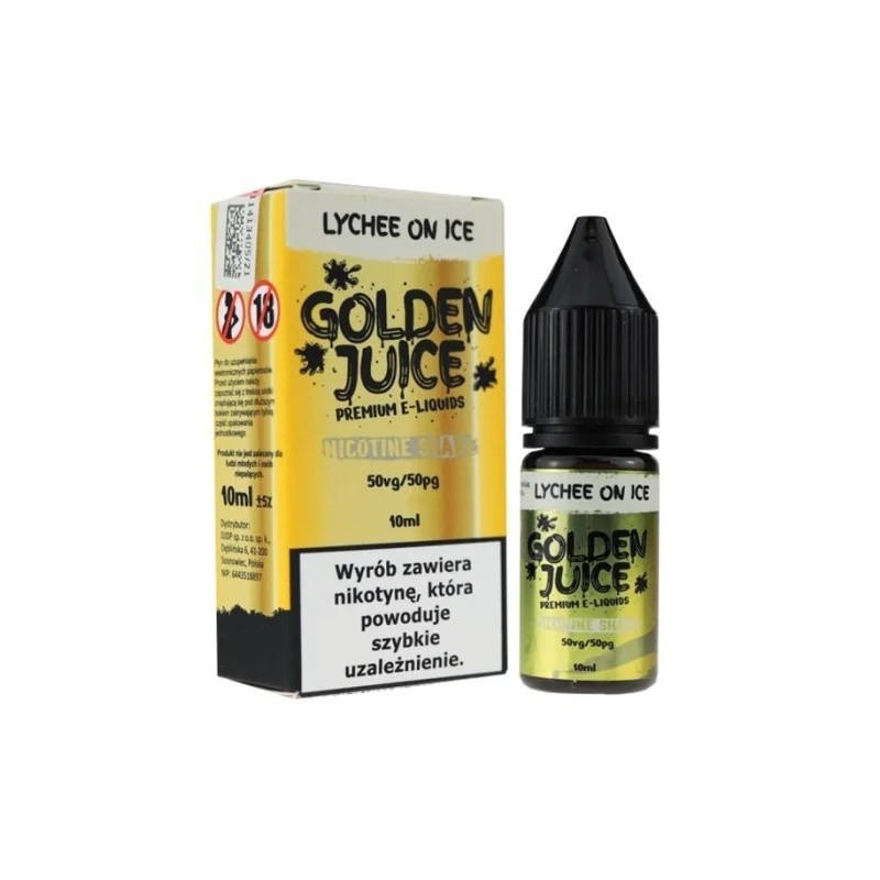 E-liquide Golden Juice 10ml - Litchi Glacé 18mg | EliqVapoteur