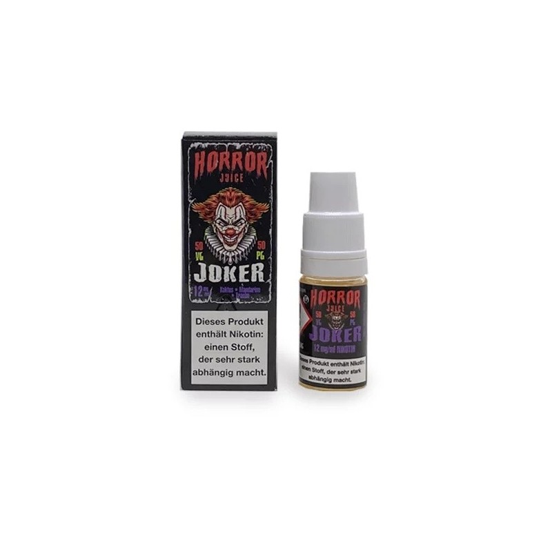 Liquid Horror Juice - Joker 10ml 12mg | Eliq Vapoteur