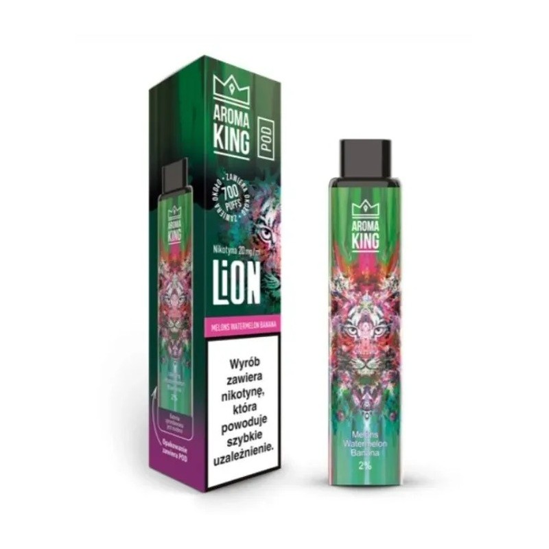 Aroma King Lion Pod Cartridge - Melon Watermelon Banana 2ml | EliqVapoteur