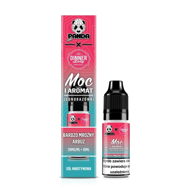 Panda Eats x Dinner Lady Salt 10ml - Very Frosty Watermelon - 20mg | EliqVapoteur